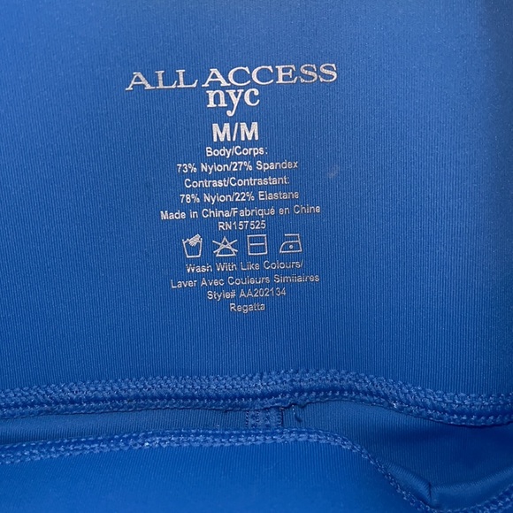 All Access Mesh Insert Leggings Size M - Picture 4 of 9